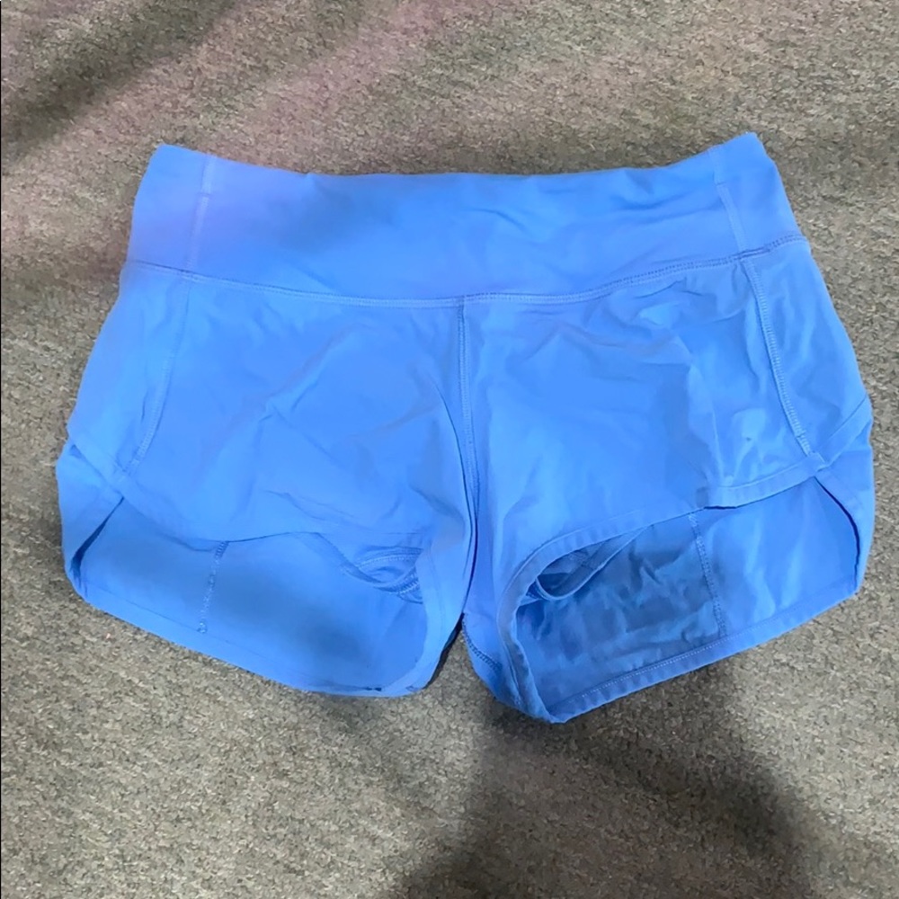 Lululemon Speed Up Shorts Size 2 Inseem 2.5